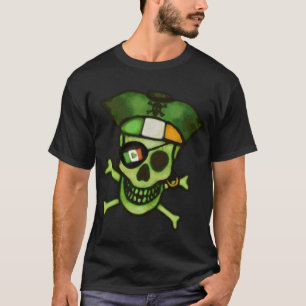 Le T-shirt des hommes irlandais drôles de crâne 