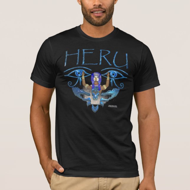 Le T-shirt des hommes mystiques de Heru (Devant)
