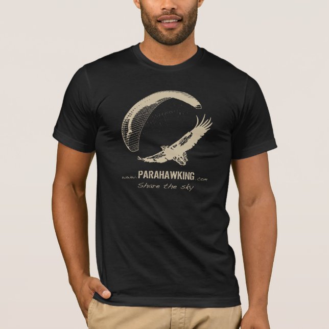 Le T-shirt des hommes - noir (Devant)