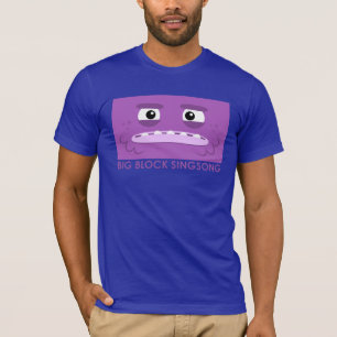 Le T-shirt des hommes pourpres de Dah de pièce en