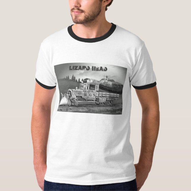 Le T-shirt des hommes principaux de Railfan de (Devant)