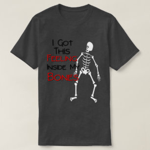 Le T-shirt des hommes squelettiques de Halloween