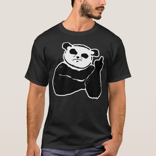 Le T-shirt des mauvais hommes de panda (Devant)