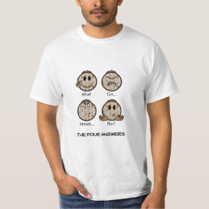 Le T-shirt des White Men "Les quatre réponses"