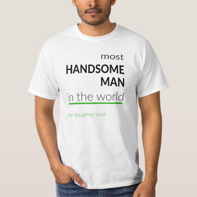 Le T-shirt d'homme le plus beau (Devant)
