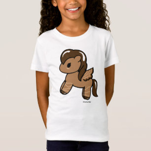 Le T-shirt Dolce des filles du chocolat Pony et
