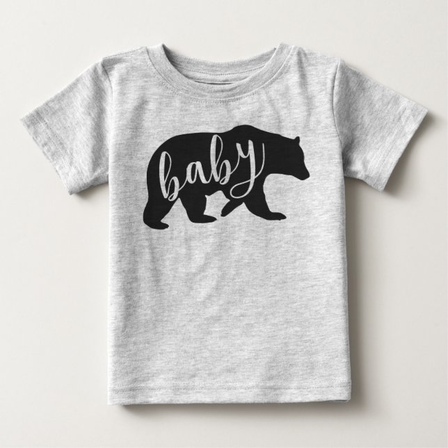 Le T-shirt d'ours de bébé également disponible est (Devant)