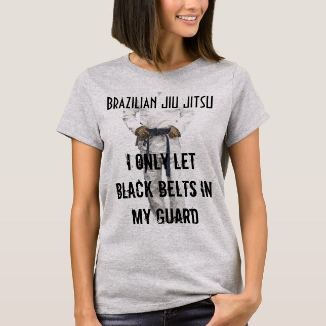 Le T-shirt drôle de Bjj a seulement laissé les (Devant)