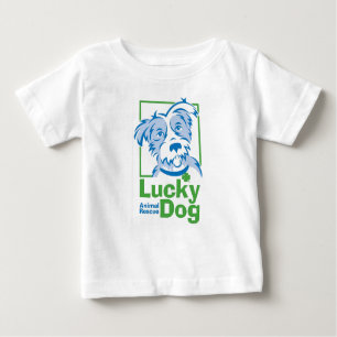 Le T-shirt du bébé chanceux de chien