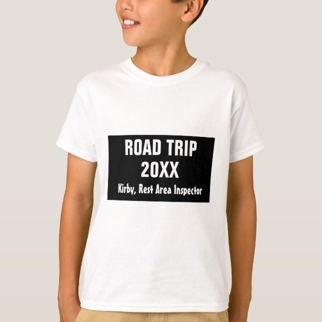 Le T-shirt du Garçon de la route de groupe (Devant)