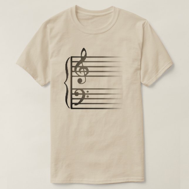 Le T-shirt du personnel de la vie musicale (Design devant)