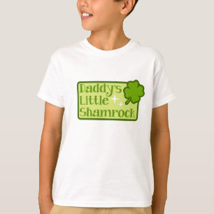 Le T-shirt du petit enfant du shamrock du papa