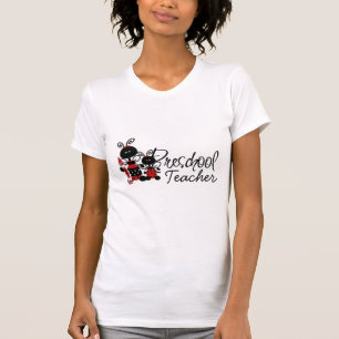 Le T-shirt du professeur préscolaire de coccinell