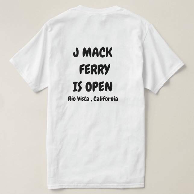 Le T-shirt du Real Mc Coy - J Mack Ferry (Design dos)