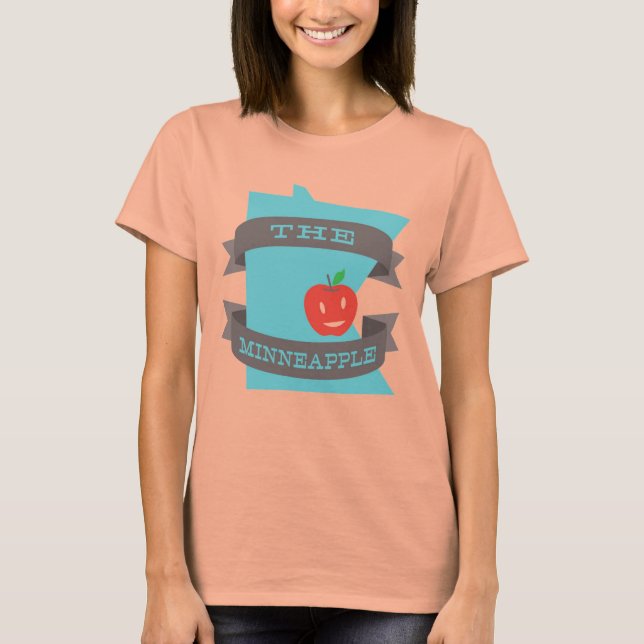 Le T-shirt féminin de l'État du Minneapple (Devant)