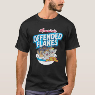 Le T-shirt Flakes américain offensé 