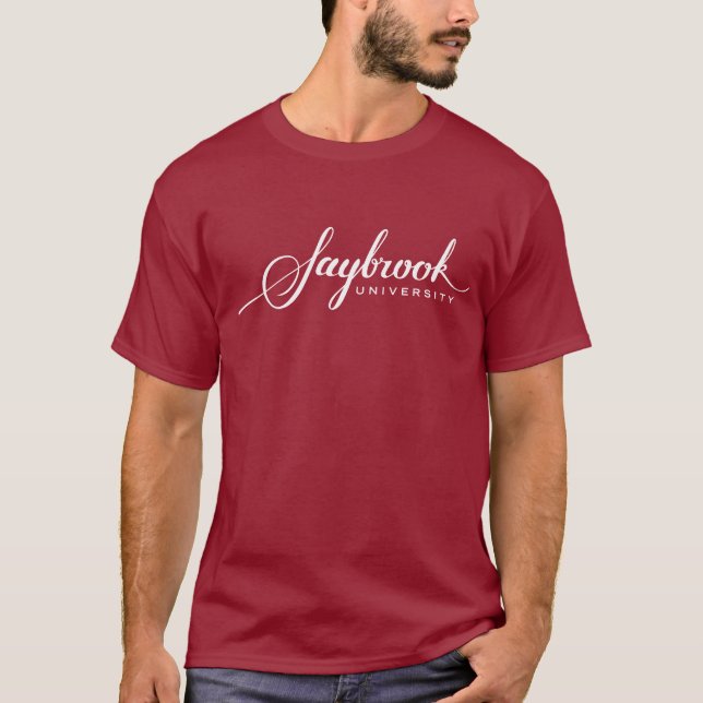 Le T-shirt foncé de base des hommes de Saybrook (Devant)