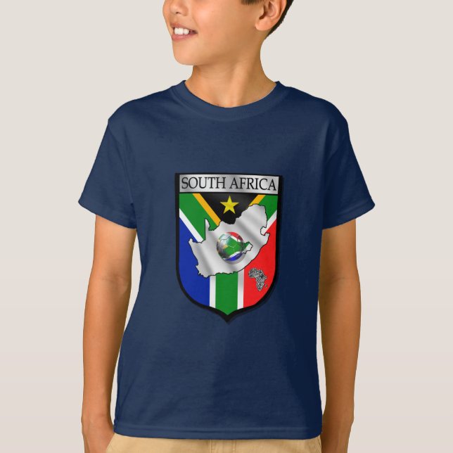 Le T-shirt foncé des enfants sud-africains de (Devant)