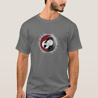 Le T-shirt foncé des hommes d'Aikido de Newcastle