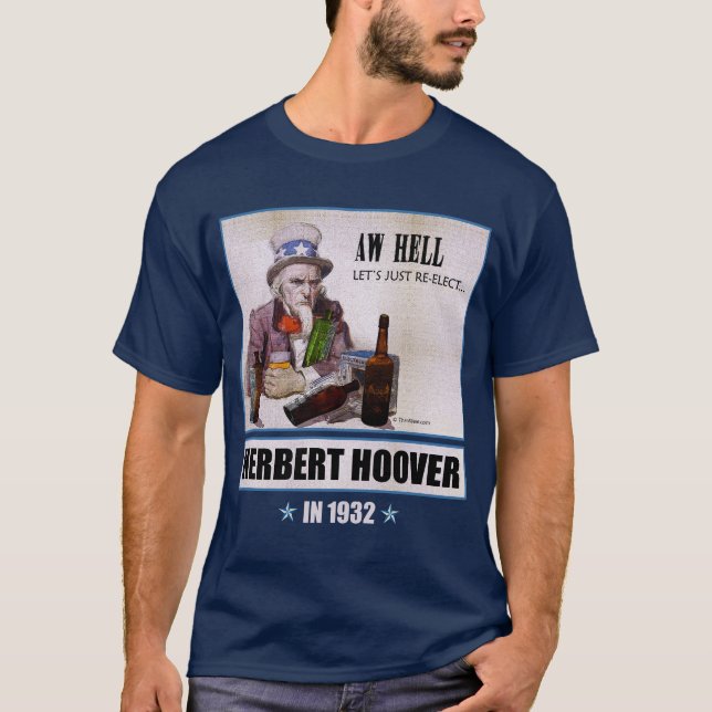 Le T-shirt foncé des hommes de campagne de Herbert (Devant)