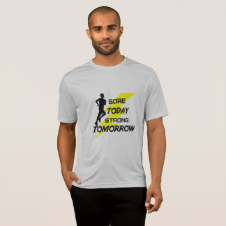 Le T-shirt fonctionnant des hommes : Blessure