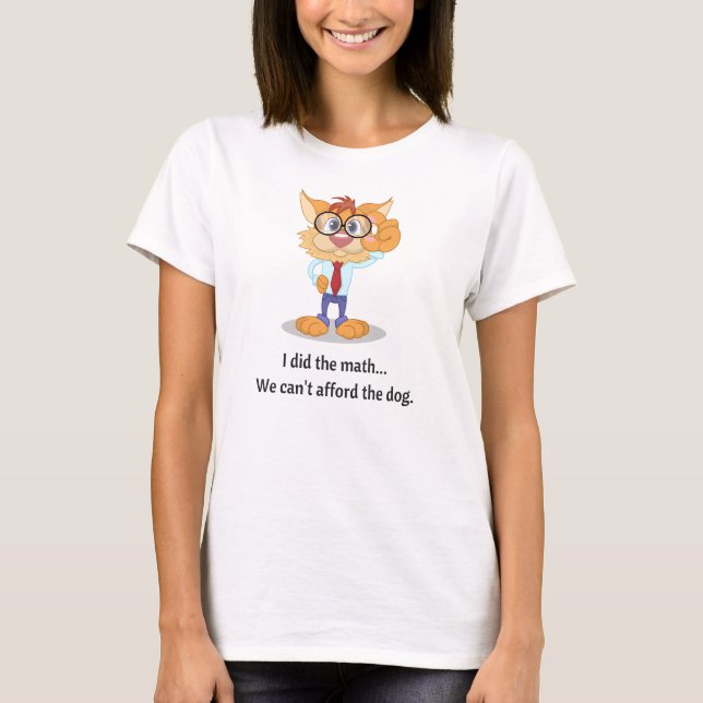 Le T-shirt graphique de chat des femmes (Devant)