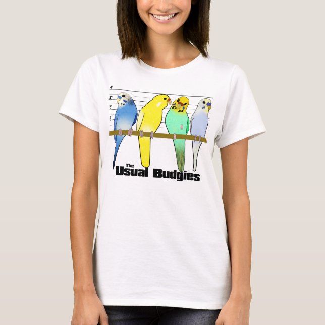 Le T-shirt habituel de perruches (Devant)