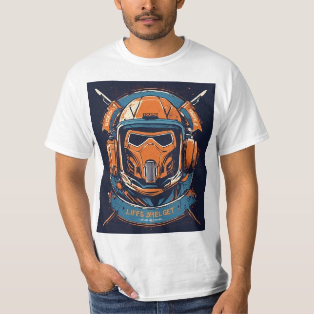 Le T-shirt homme Space tendance (Devant)