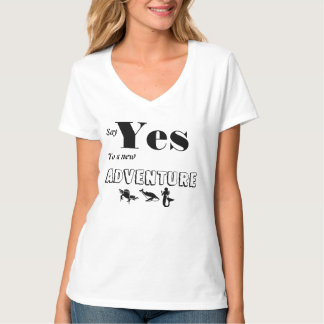 Le T-SHIRT indiquent oui à une nouvelle