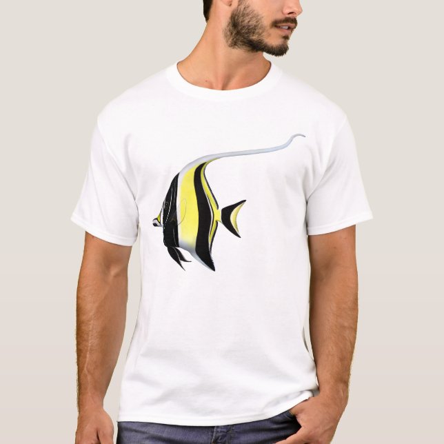 Le T-shirt maure de poissons d'idole (Devant)