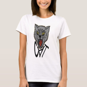 Le T-shirt mauvais de chat