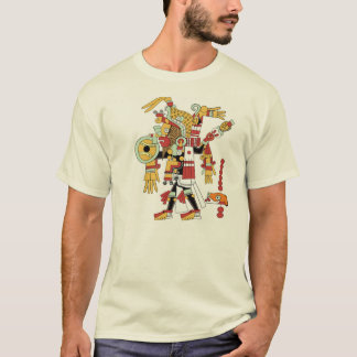 Le T-shirt organique des hommes avec le chaman