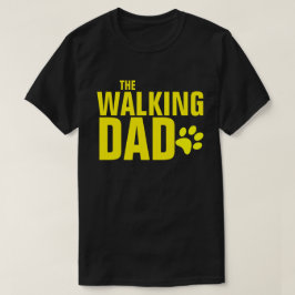 Le T-shirt papa chien marchant