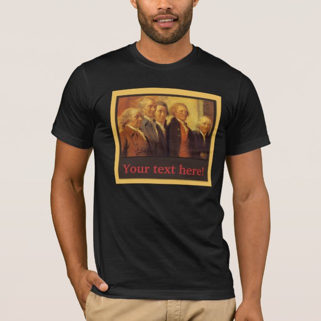 Le T-shirt personnalisable de pères fondateurs (Devant)