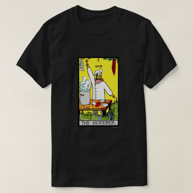 Le T-shirt polychrome de Saucerer (Design devant)