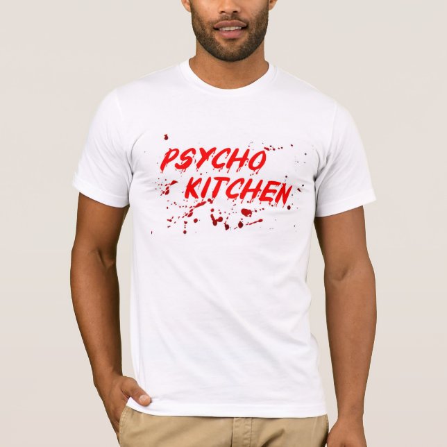 Le T-shirt psychopathe original de cuisine (Devant)