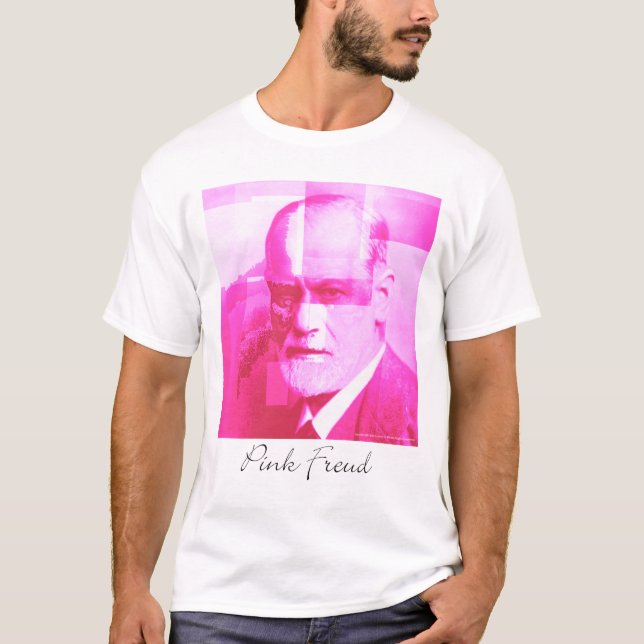 Le T-shirt rose original de Freud (Devant)