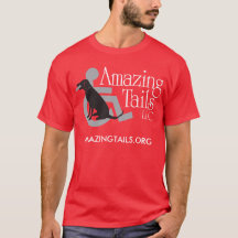 Le T-shirt rouge des hommes avec le logo sur