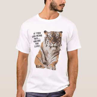 Le T-shirt Secourt Amanda Tiger trop près