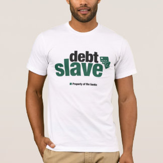 Le T-shirt slave des hommes de dette
