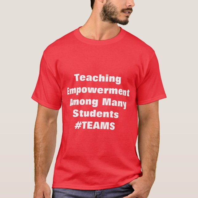 Le T-shirt TEAMS (Devant)