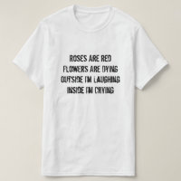 Le T-shirt triste de poème