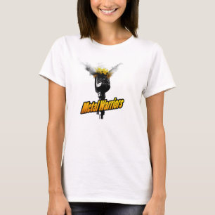 Le T-shirts des femmes de guerriers en métal