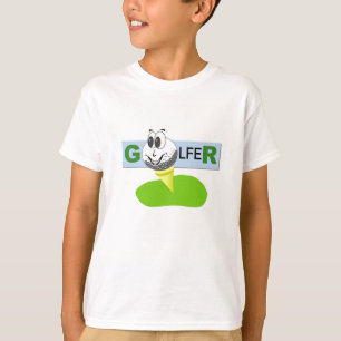 Le T-shirts des garçons de conception de golfeur