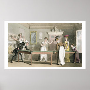 Le Tableau de billard, 'de la visite de Dr. Syntax