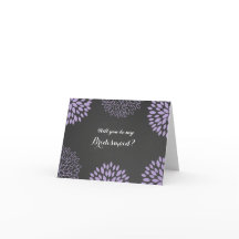 Le tableau floral pourpre soit ma carte de