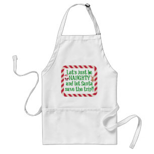 Le tablier mignon de Noël, nous a laissés être