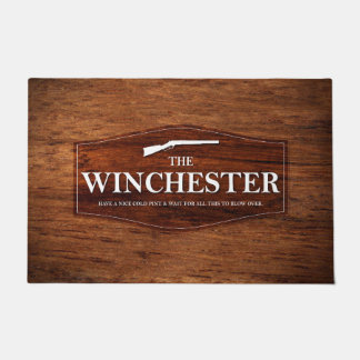 Le tapis de porte du pub Winchester