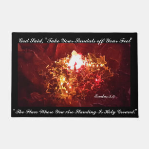 Le tapis de porte "The Burning Bush"