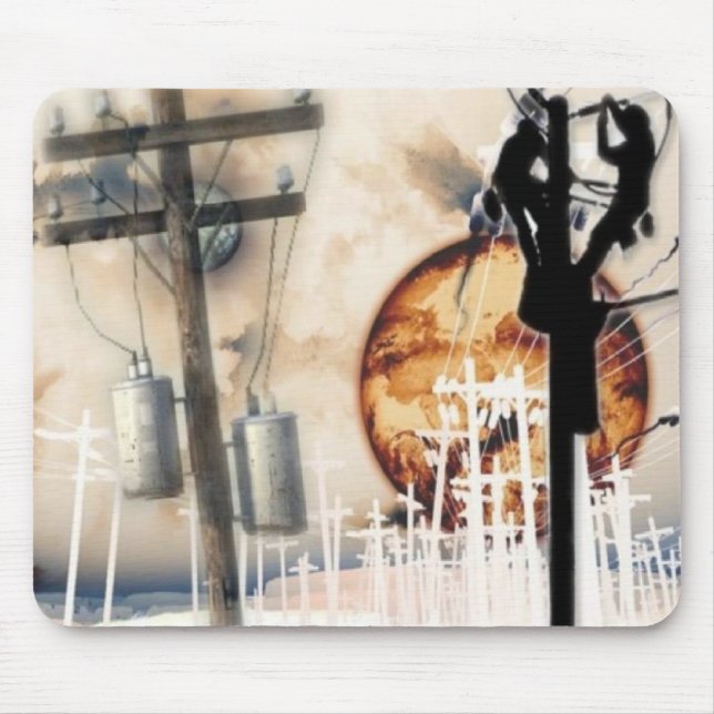 Le tapis de souris du monteur de lignes (Devant)